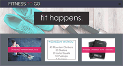 Desktop Screenshot of fitnesstogo.net