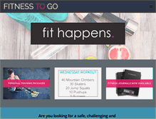 Tablet Screenshot of fitnesstogo.net